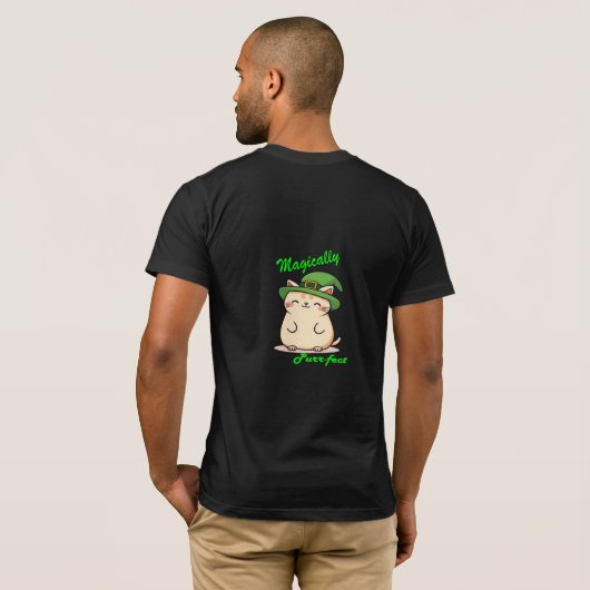 Wizard Cat T-shirt (Achterkant volledig)
