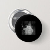 Wizard Cat Weird Funny Halloween Cat Meme Ronde Button 5,7 Cm (Voorkant /achterkant)