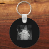 Wizard Cat Weird Funny Halloween Cat Meme Sleutelhanger (Voorkant)