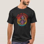 Wizard cat witch   t-shirt (Voorkant)