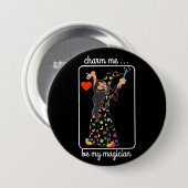 wizard charm me ronde button 7,6 cm (Voorkant /achterkant)