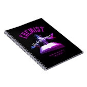 Wizard | Chemist | Fantasy Art | Zwart Notitieboek (Rechterzijde)