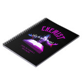 Wizard | Chemist | Fantasy Art | Zwart Notitieboek (Linkerzijde)