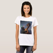 Wizard Defensie - Draak en wizard T-shirt (Voorkant volledig)