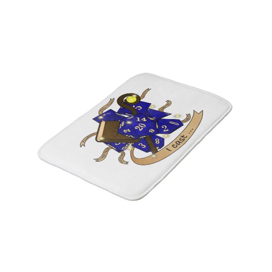 Wizard Dice Design Badmat (Gekanteld)
