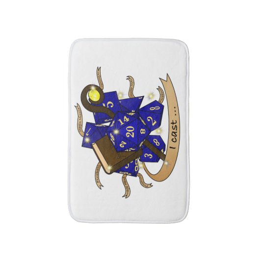 Wizard Dice Design Badmat (Voorkant Verticaal)