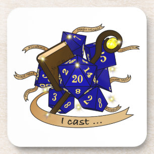 Wizard Dice Design Bier Onderzetter