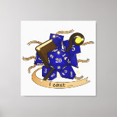 Wizard Dice Design Canvas Afdruk (Voorkant)