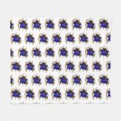 Wizard Dice Design Fleece Deken (Voorkant (Horizontaal))
