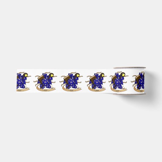 Wizard Dice Design Grosgrain Lint (Voorkant)