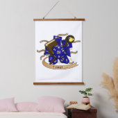 Wizard Dice Design Hangend Wandkleed (Slaapkamer)