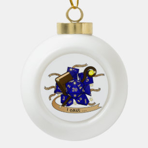 Wizard Dice Design Keramische Bal Ornament