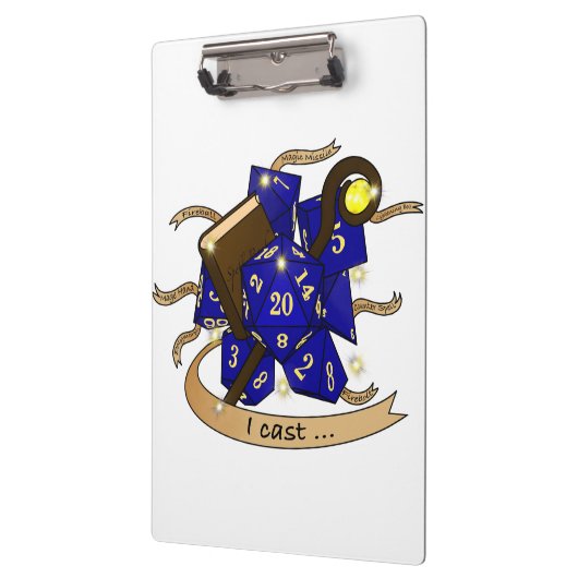 Wizard Dice Design Klembord (Links)