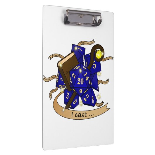 Wizard Dice Design Klembord (Rechts)