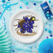 Wizard Dice Design Papieren Bordje (Feest)