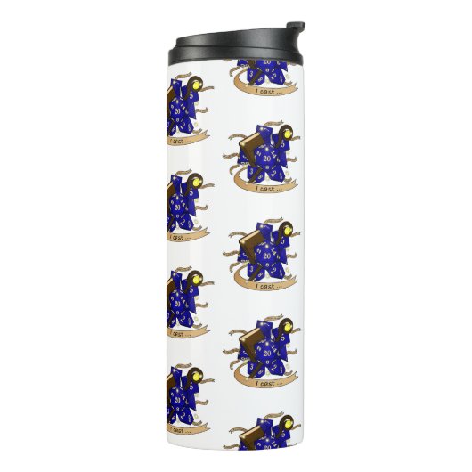 Wizard Dice Design Thermosbeker (Gedraaid links)