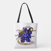 Wizard Dice Design Tote Bag (Achterkant)