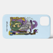 Wizard Dragon Fantasy Paarse Case-Mate iPhone Case (Achterkant (horizontaal))