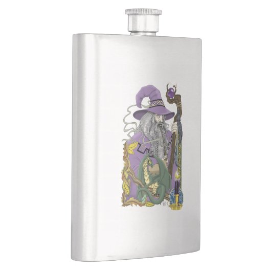 Wizard Dragon Fantasy Paarse Flacon (Rechts)