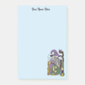 Wizard Dragon Fantasy Paarse Post-it® Notes (Voorkant)