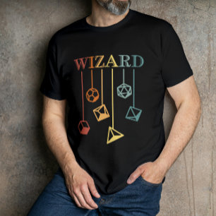 Wizard Dungeon Fantasy Rollenspel T-shirt