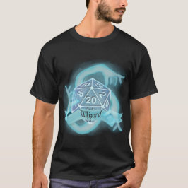 Wizard Dungeons and Dragons dice T-shirt