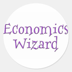 wizard Economie Ronde Sticker