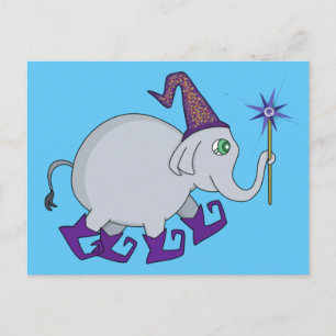 Wizard Elephant Briefkaart