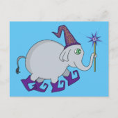 Wizard Elephant Briefkaart (Voorkant)