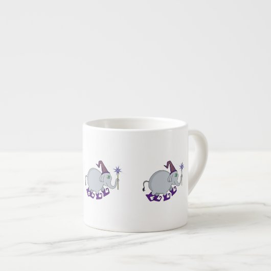 Wizard Elephant Espresso Kop (Voorkant rechts)