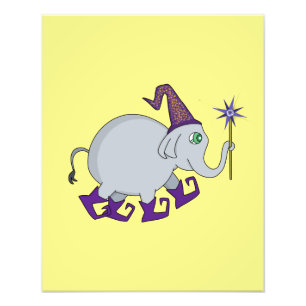 Wizard Elephant Foto Afdruk