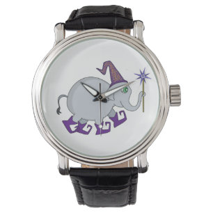 Wizard Elephant Horloge