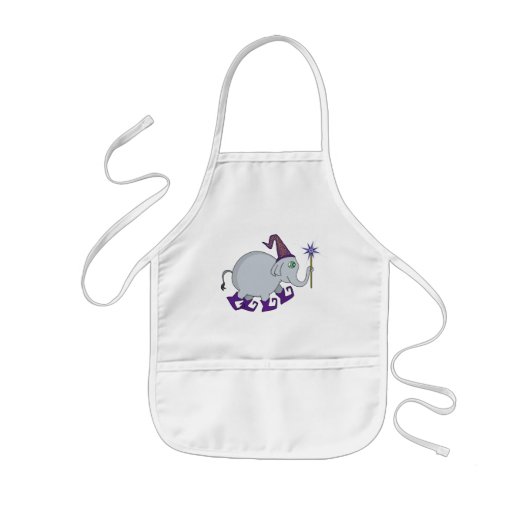 Wizard Elephant Kinder Schort (Voorkant)