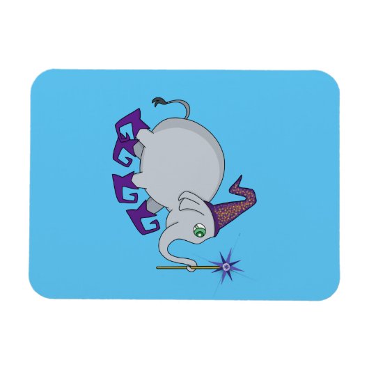 Wizard Elephant Magneet (Horizontaal)