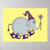 Wizard Elephant Poster (Voorkant)