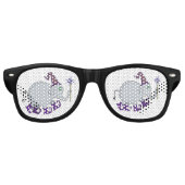 Wizard Elephant Retro Zonnebril (Voorkant)