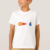 Wizard- en Fireball-spellingspixelkunst T-shirt (Voorkant)