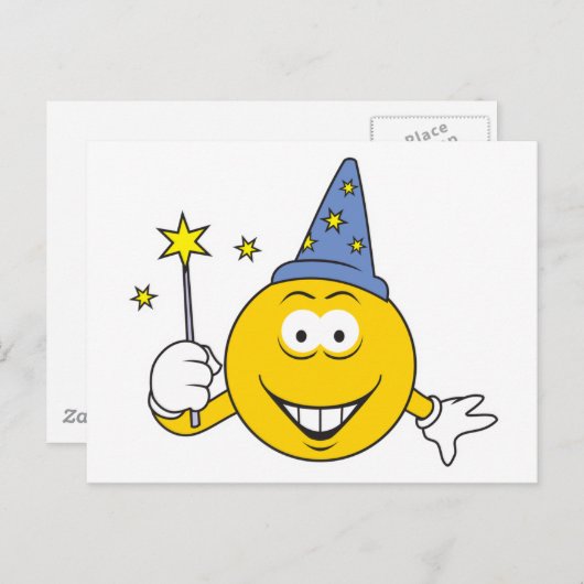 Wizard Face Briefkaart (Voorkant / Achterkant)