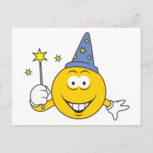 Wizard Face Briefkaart (Voorkant)