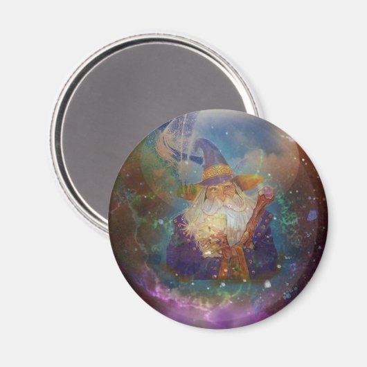 Wizard Fantasy Magneet (Voorkant / Achterkant)
