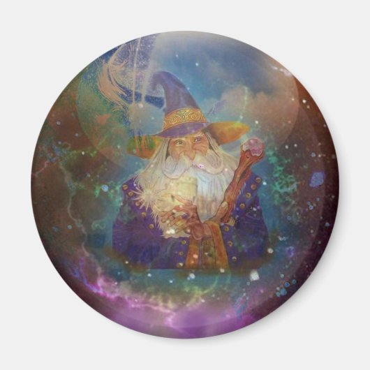Wizard Fantasy Magneet (Voorkant)