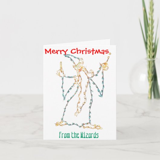 wizard feestdagen kaart (Voorkant)