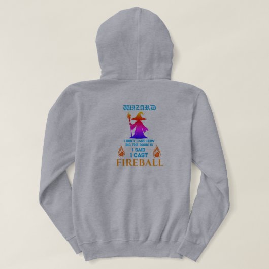 Wizard Fireball Hoodie (Design achterkant)