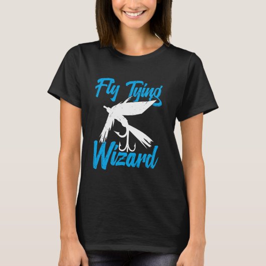 wizard Fly Tying T-shirt (Voorkant)