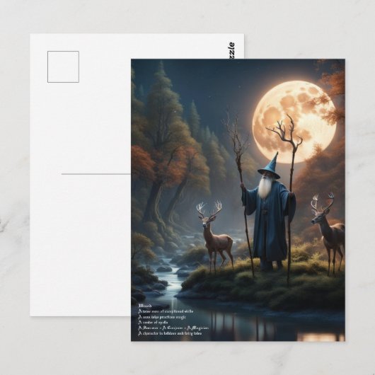 Wizard Forest Briefkaart (Voorkant / Achterkant)