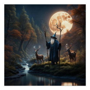 Wizard Forest Perfect Poster