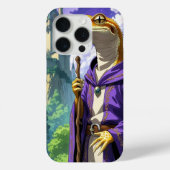 "Wizard Gecko – Retro Anime Medieval Magic Case-Mate iPhone Case (Achterkant)