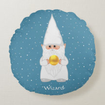 Wizard Gnome & Gold op Sapphire Blue