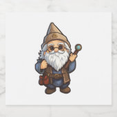 Wizard Gnome Sparkling Wijnetiket (Enkel label)