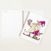 Wizard Gnome with Large Diamond Gemstone Planner (Display)